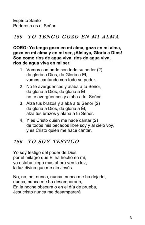 Letra De Cantos Catolicos Al Espiritu Santo Mide