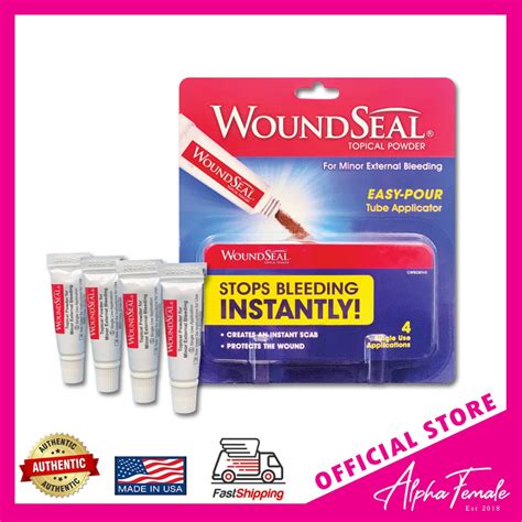 Woundseal Topical Powder Wound Care First Aid For Cuts Scrapes And