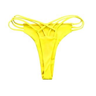 Goosuny Women S Triple Strappy Bikini Bottoms Thong Hot Summer