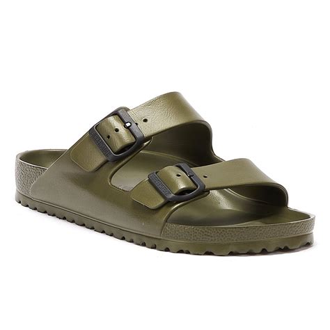 Birkenstock Arizona Eva Mens Khaki Sandals In Green For Men Lyst