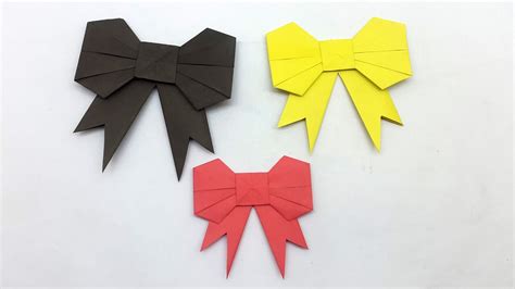 How To Make A Paper Bow Ribbon For Christmas Christmas Decorations