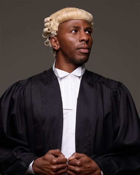 Barristers Gown, Wig and Band Set - Blonde – Evess Group
