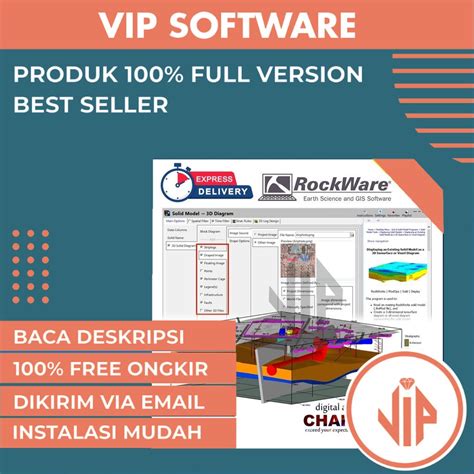 Jual Software RockWare RockWorks 2022 Full Version Lifetime Program