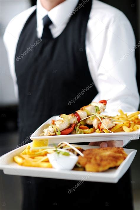 Male Chef Presenting Food Stock Photo Image By Shock 10038168