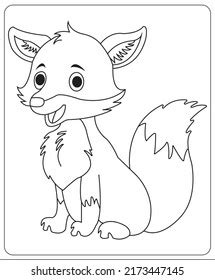 Abc Animals Coloring Pages Kids Toddlers Stock Vector (Royalty Free ...