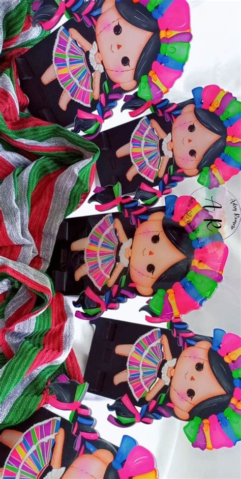 Portacelular Muñeca Lele Decoracion Fiesta Mexicana Manualidades Manualidades Muñecas Mexicanas