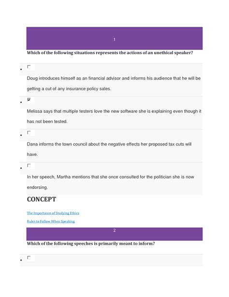 SOLUTION Sophia Public Speaking Milestone 1 Updated Revision Study