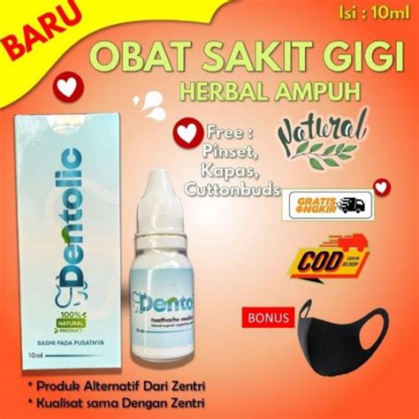 Jual Zentri Obat Herbal Sakit Gigi Ampuh 10 Ml Kota Bandung