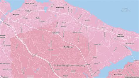 Middletown, NJ Political Map – Democrat & Republican Areas in ...