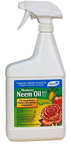 Monterey Neem Oil Insecticide Miticide And Fungicide Ready