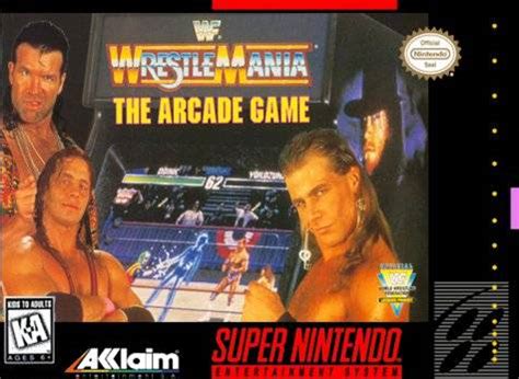 WWF Wrestlemania the Arcade Game SNES Super Nintendo