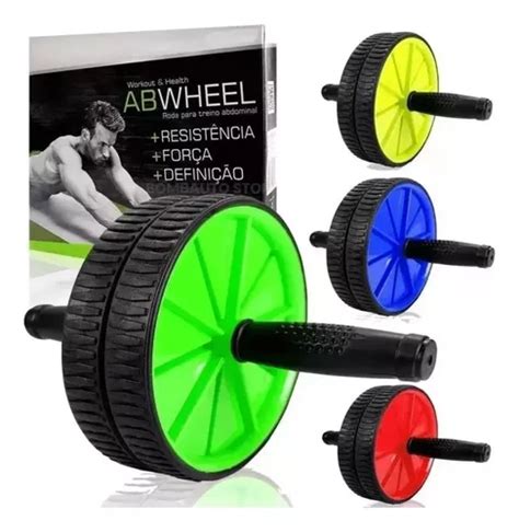 Roda Abdominal Ab C Tapete Wheel Exercicio Abdominal Lombar MercadoLivre