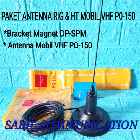 Jual PAKET ANTENA RADIO RIG MOBIL VHF PECUT LARSEN PO150 VHF 136 174