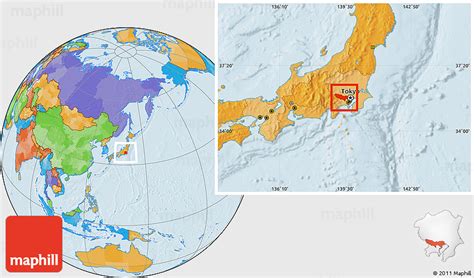 Tokyo On Map Of World - Aloise Marcella