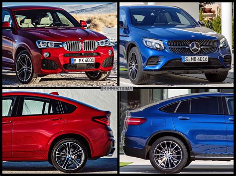 Bild Vergleich Mercedes Glc Coup Gegen Bmw X