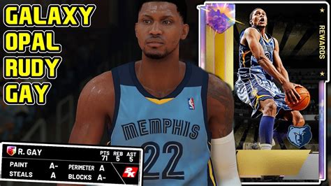 GALAXY OPAL RUDY GAY 71 PT GAMEPLAY HES A WALKING BUCKET NBA 2k19