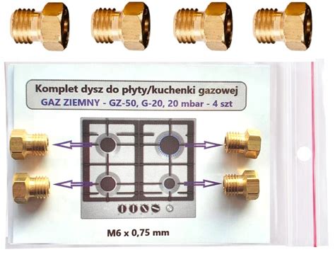 Dysze Kuchenki Gazowej Gaz Ziemny GZ 50 Amica Beko Sklep Opinie