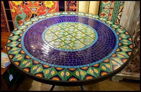 Mosaic Table Mosaic Table Top Sectional Patio Furniture