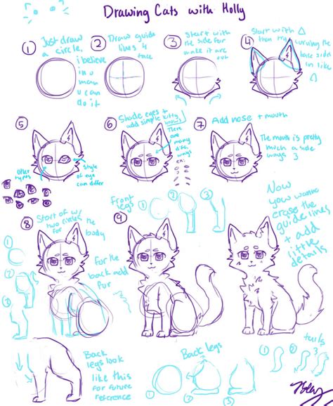 Cat TUTORIAL (anime style) by DAChibiii on DeviantArt