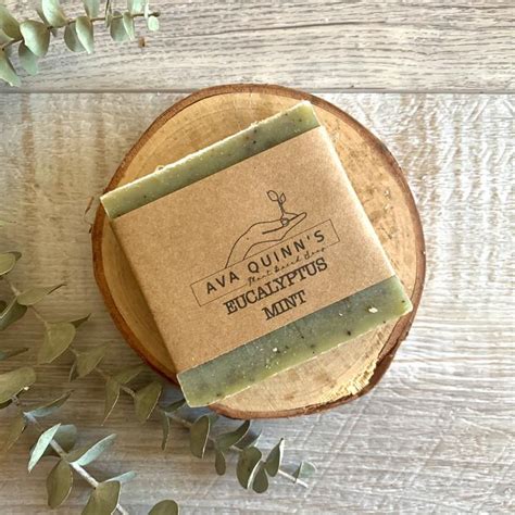 Ava Quinns Eucalyptus Mint Vegan Soap Rosy Posy Petals