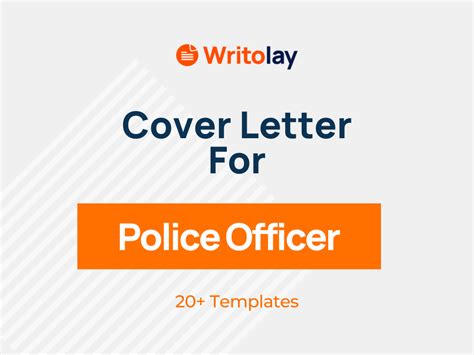 Police Officer Cover Letter Example 4 Templates Writolay