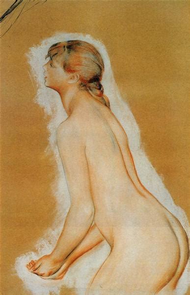 Nude Study For The Large Bathers Pierre Auguste