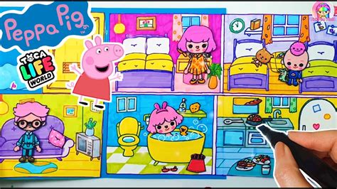 Toca Boca Paper Doll Diy Peppa Pig Paper Crafts Youtube | The Best Porn ...