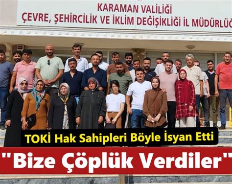 TOKİ Karaman Müstakil Arsa Hak Sahipleri Harekete Geçti Karamandan