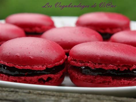 Macarons Aux Fruits Rouges Recette Par Les Vagabondages De Vi Ne