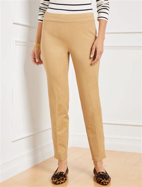 Talbots Chatham Ankle Pants Solid Talbots