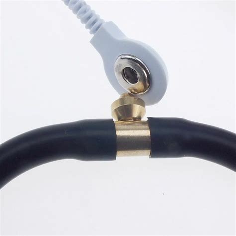 E Stim Shock Bondage Stimulator Chastity Cock Cage Penis Rings Sex Toys For Man EBay