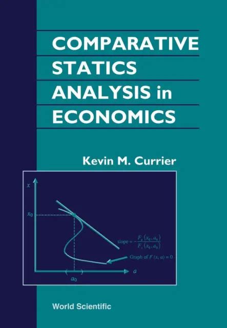 Comparative Statics Analysis In Economics By Kevin M Currier English