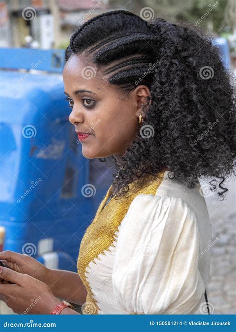 MEKNES, ETHIOPIA, APRIL 28th.2019, Ethiopian Women in the City Have ...