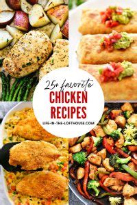 25 Favorite Chicken Recipes Life In The Lofthouse