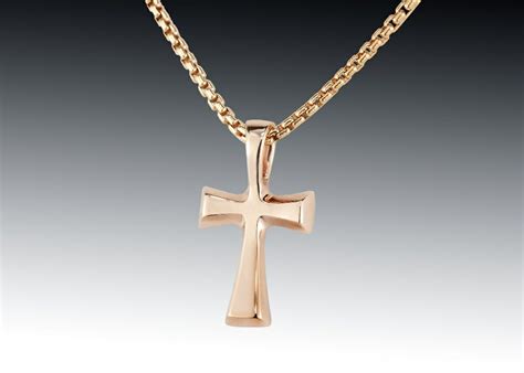 Rose Gold Cross Pendant | Skylight Jewelers | Custom Jewelry Design