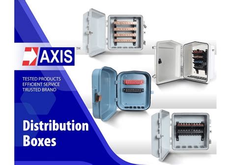 Distribution Box Types And Functions Axis Electricals