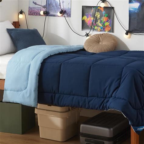Bedsure Comforters Twin Xl Size Duvet Insert Navy Blue
