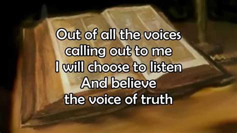 Voice Of Truth Casting Crowns Lyric Video Hd Youtube