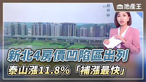 【靜宜推播】新北4房價凹陷區出列 泰山漲118「補漲最快」 Ebcrealestate Youtube