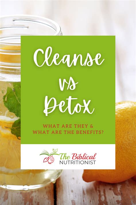 Cleanse Vs Detox What Are They And What Are The Benefits Artofit