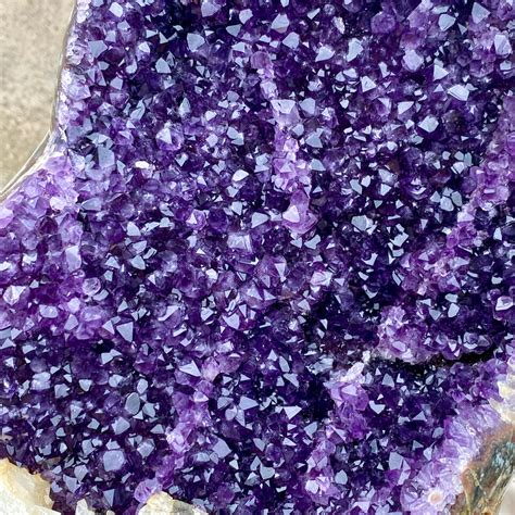 21 6LB Natural Amethyst Geode Quartz Cluster Crystal Specimen Energy