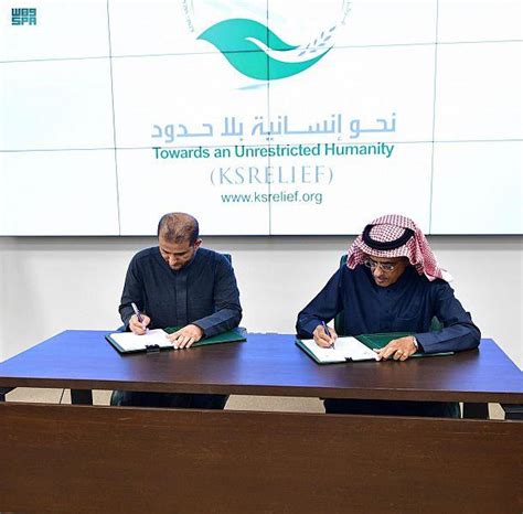 Ksrelief Signs Cooperation Agreement To Ensure Access To Safe