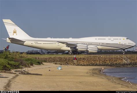 V8 Bkh Boeing 747 8lqbbj Brunei Sultans Flight Treyjpearson