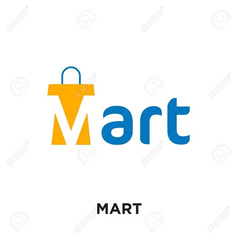 Mart Logo Isolated On White Background For Your Web And Mobile App