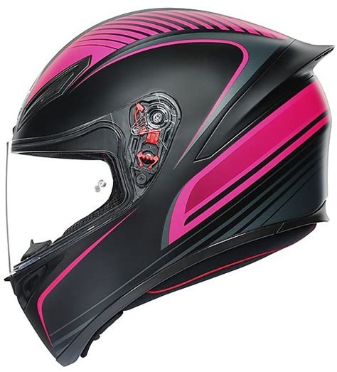 Full Face Helmet Moto Agv K Multi Warmup Black Pink For Sale Online