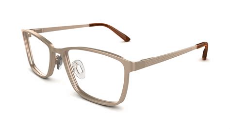 Specsavers Womens Glasses Sp 12 Gold Geometric Metal Stainless Steel