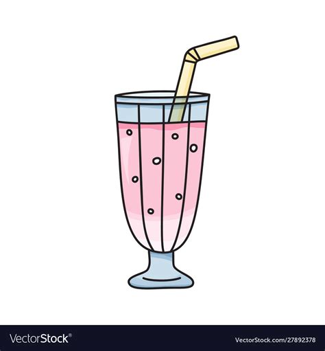 Milkshake Glass Clipart