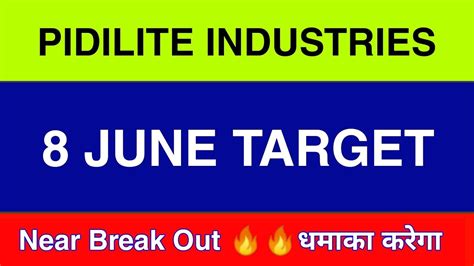 Pidilite Industries June Pidilite Share Latest News Pidilite