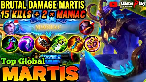 Best Build Martis 2023 Full Damage Martis Gameplay Top Global