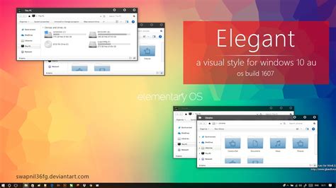 Genuine Customize: Elegant a visual style for windows 10 au